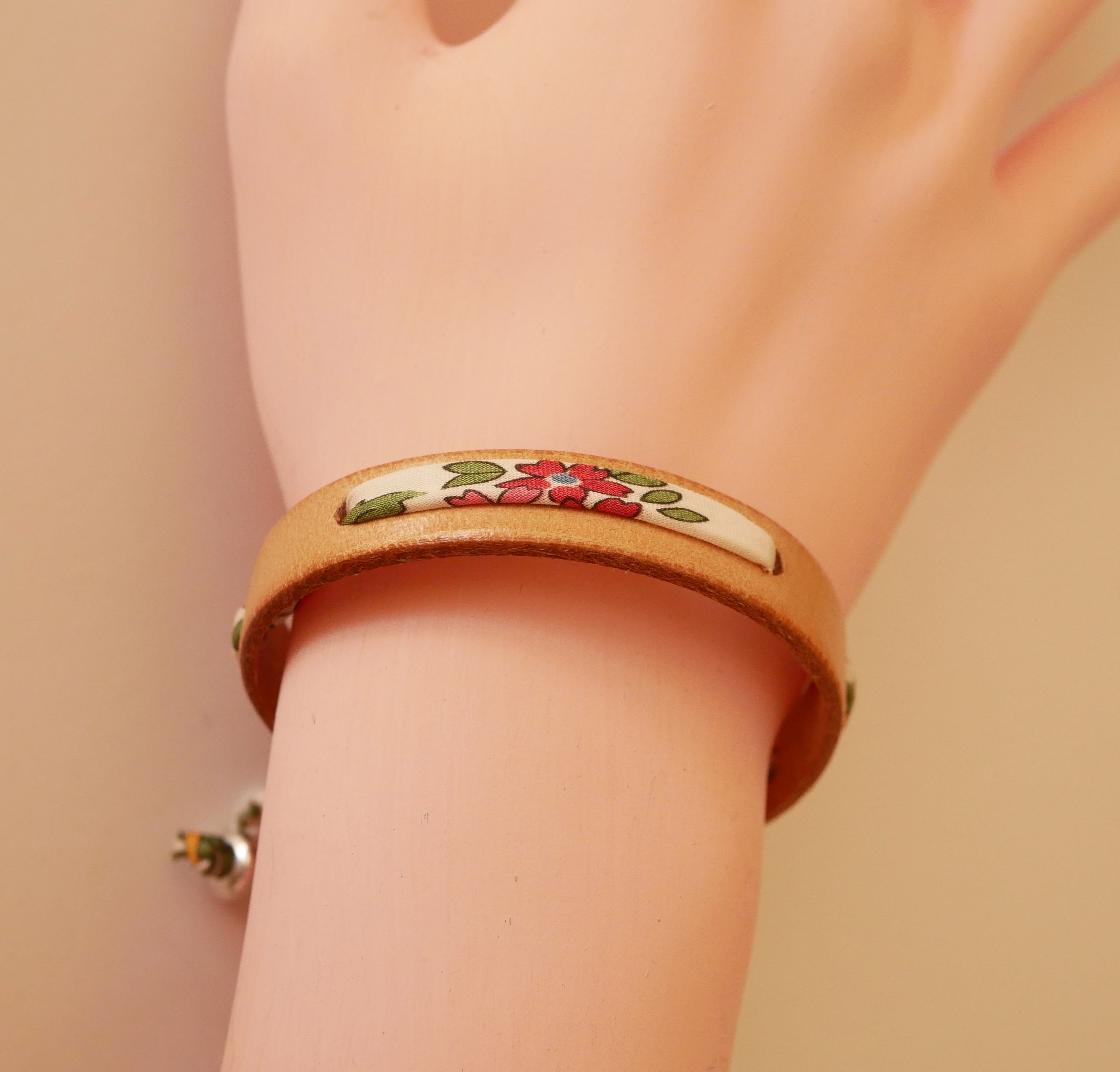Bracciale Florâme da personalizzare con il cordino Liberty e il colore della pelle