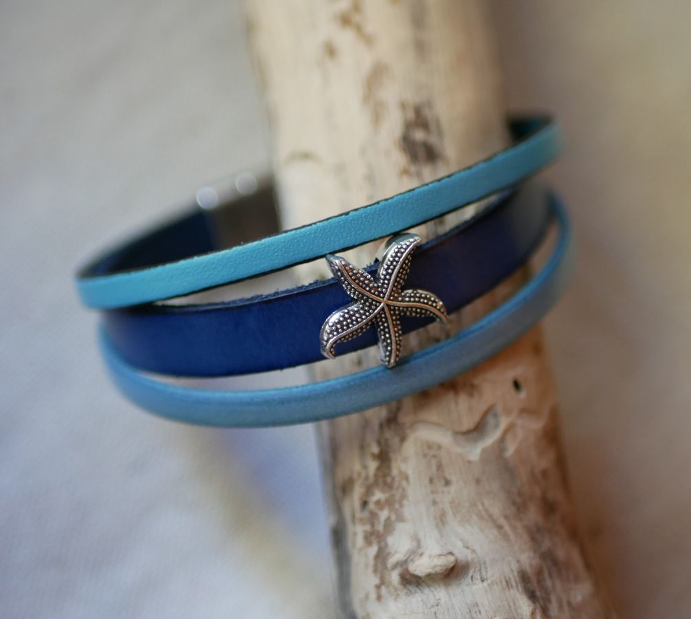 Bracciale blu da personalizzare 