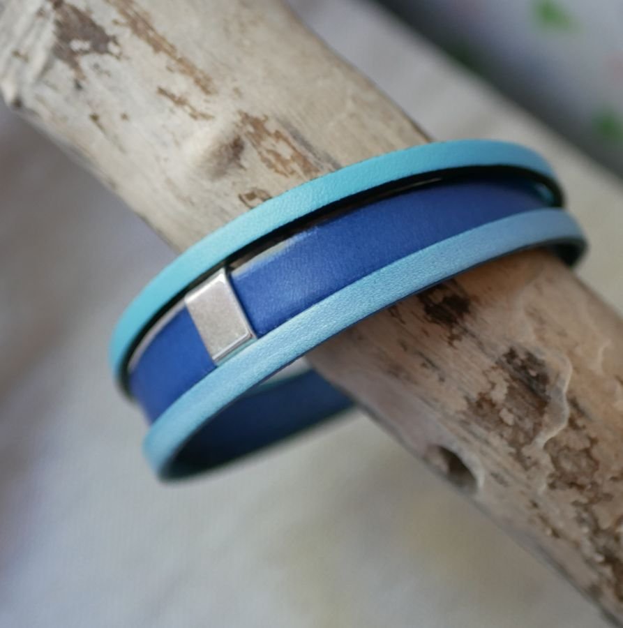 Bracciale blu da personalizzare 