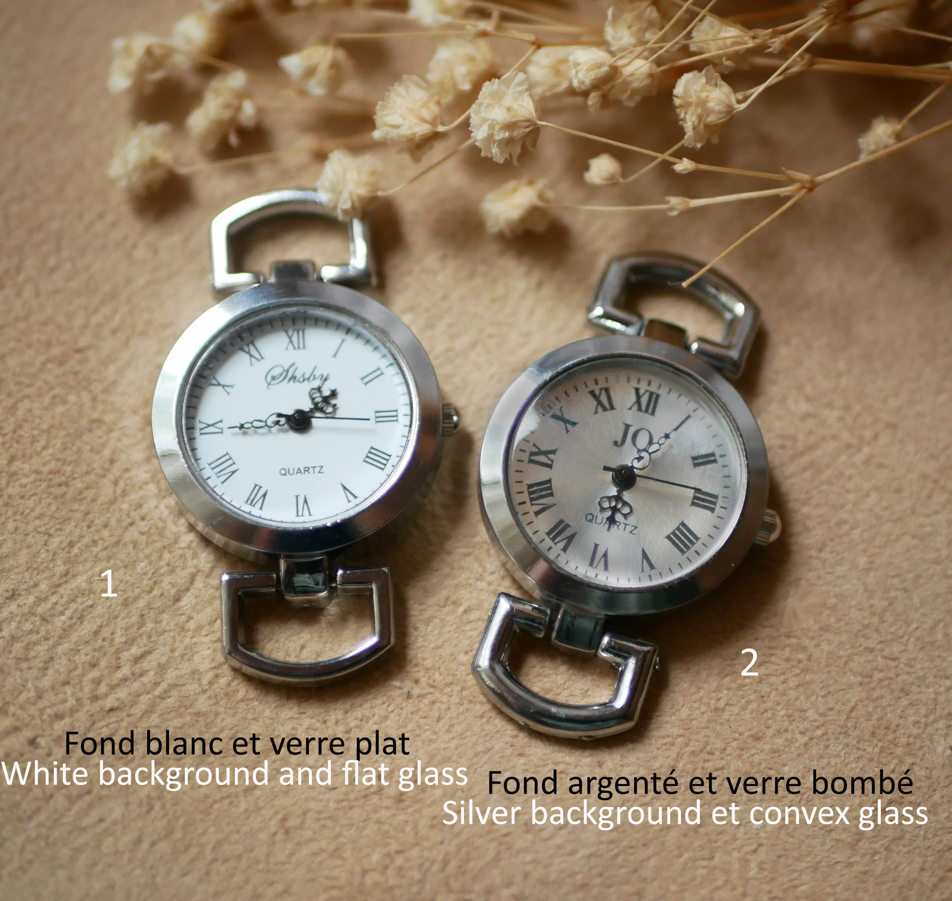 Orologio in argento con cinturino duo in pelle di colore a scelta e incisione personalizzata