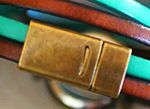 Chiusura magnetica in ottone antico (+ 3.00 €)