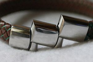 Acciaio spazzolato con prolunga (+ 2.50 €)